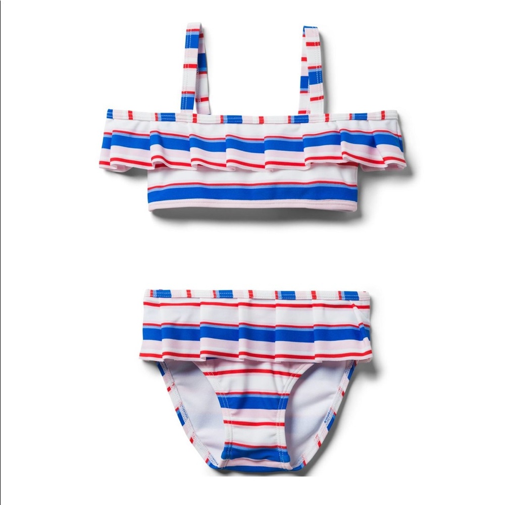 NWT! JANIE AND JACK TWO PEICE BATHING SUIT 👙 SZ.5